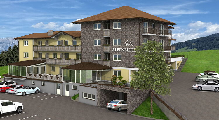 Hotel Alpenblick - Visualisierung von Tritscher Planung