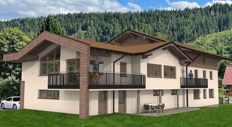 Einreichplan Alpenecho Ramsau am Dachstein