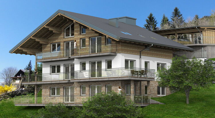 Hillside Fassade Visualisierung