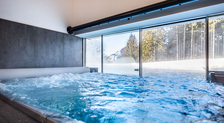Pool im Hotel Alpenblick