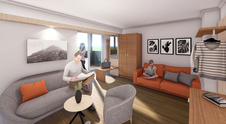 Steirerhof Visualisierung Tritscher Planung