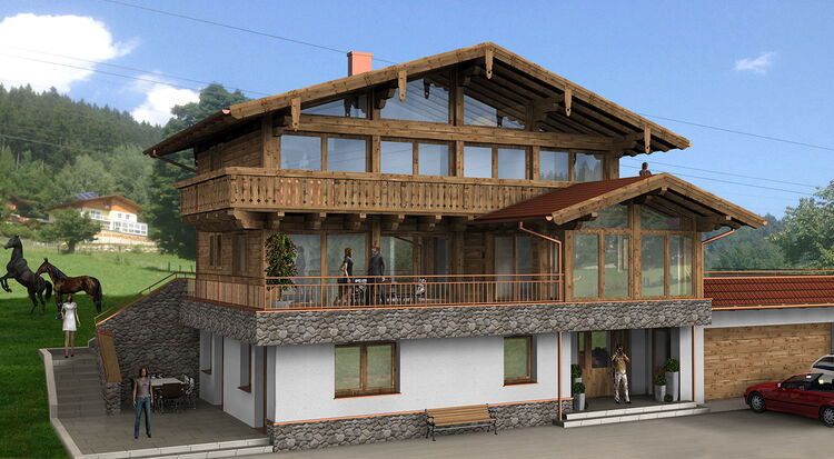 Piekvier Fassade Visualisierung