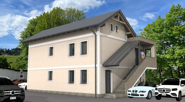 Ennshaus Visualisierung geplant von Tritscher Planung